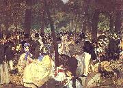 Edouard Manet Music in the Tuileries oil painting reproduction